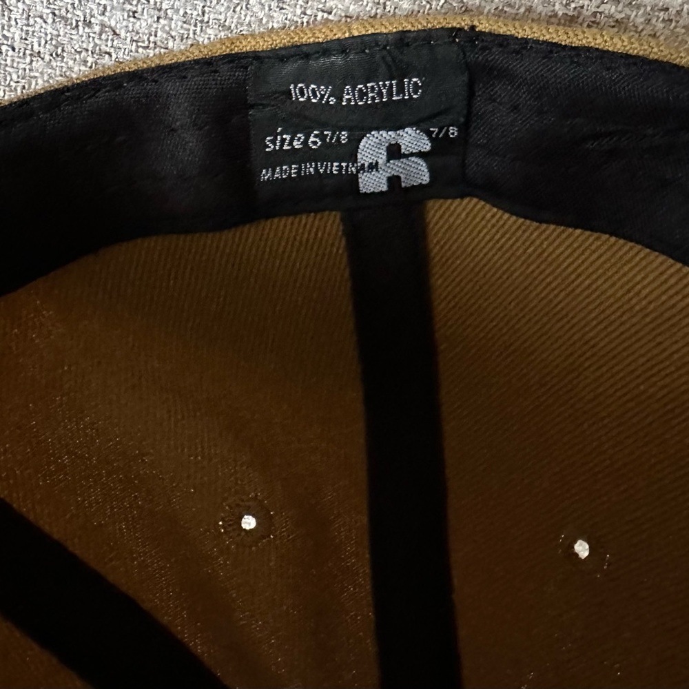 Classic Tan Baseball Cap excellent like new condition - Picture 4 of 4